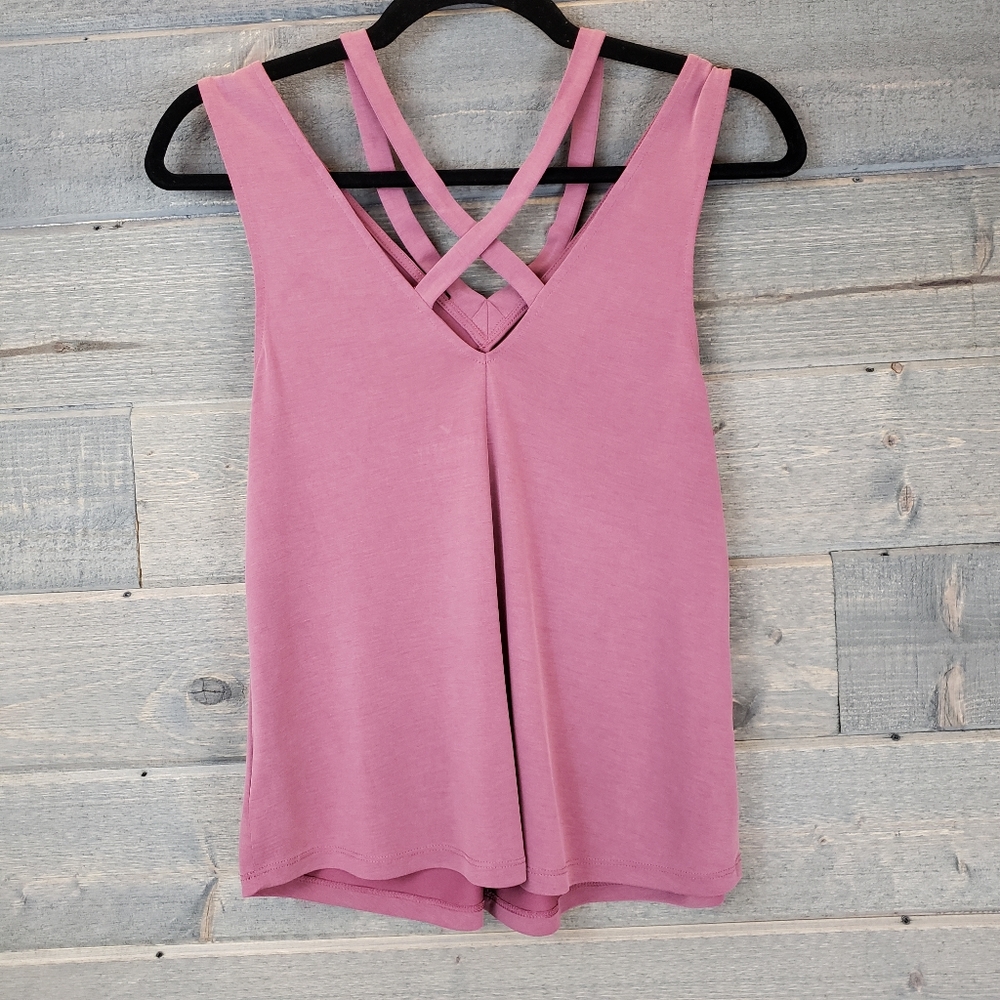 AEO Soft & Sexy Sueded Strappy Tank Top Purple - Picture 6 of 6